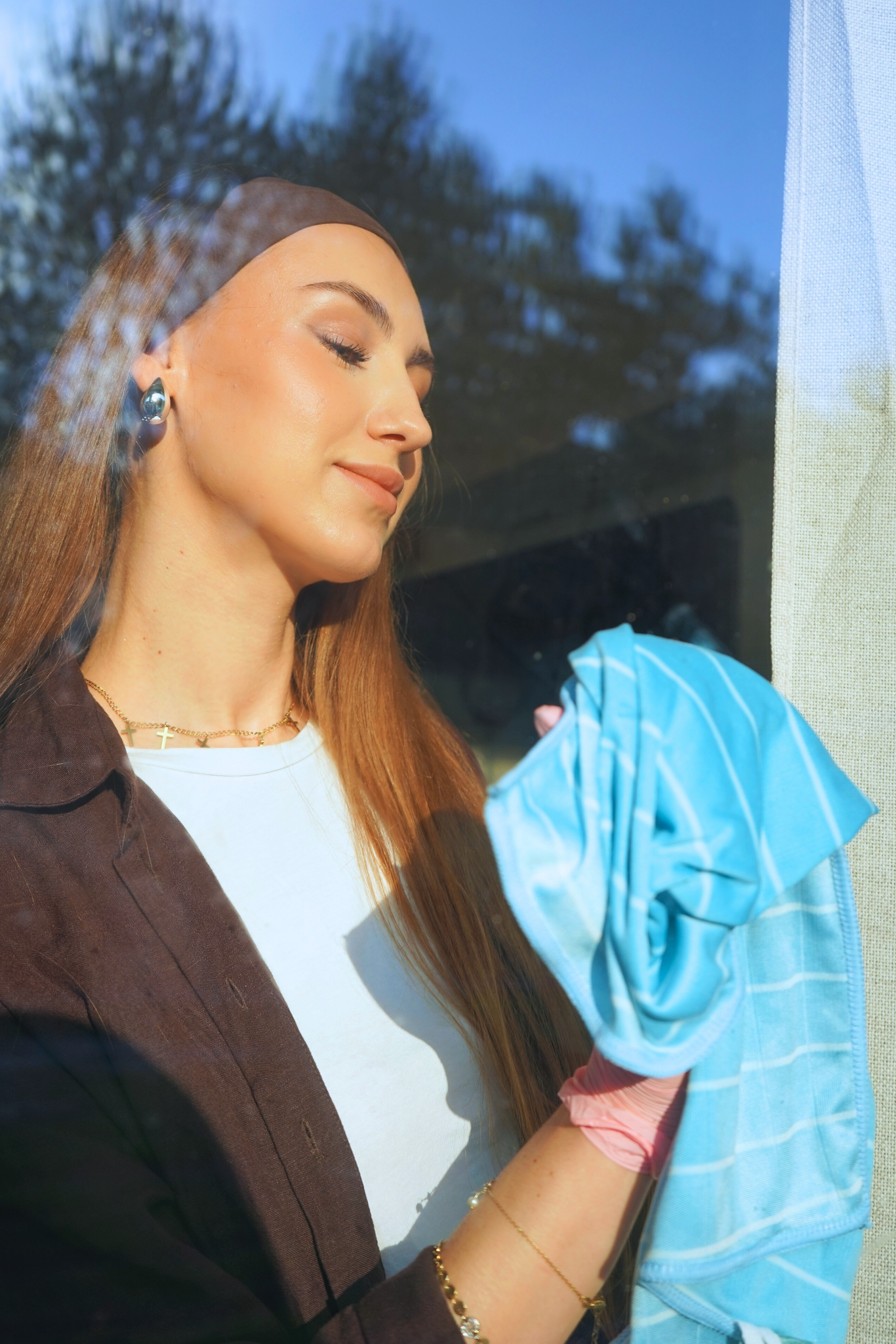 Bamboo Glass & Mirror Cloth