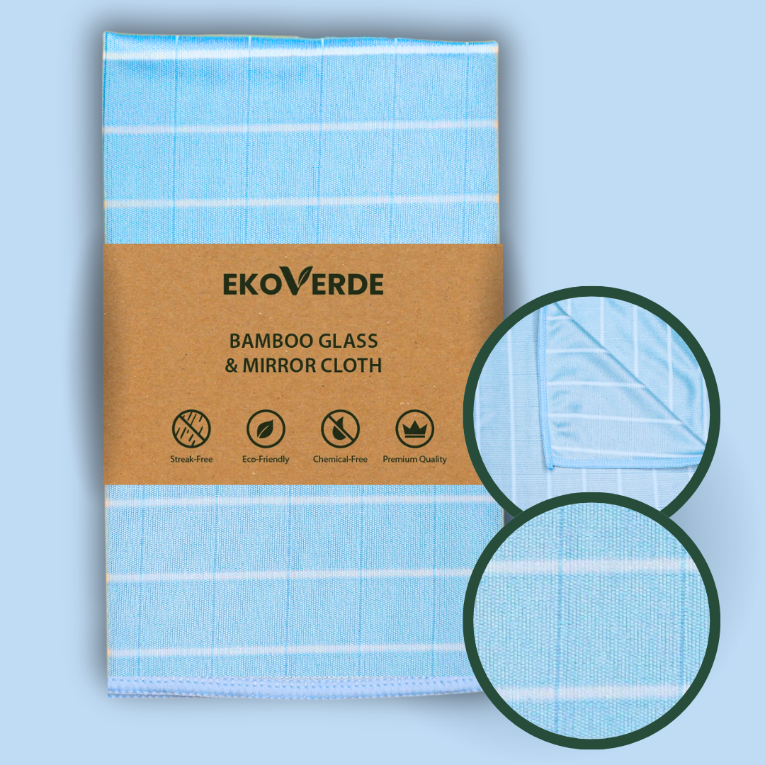 Bamboo Glass & Mirror Cloth