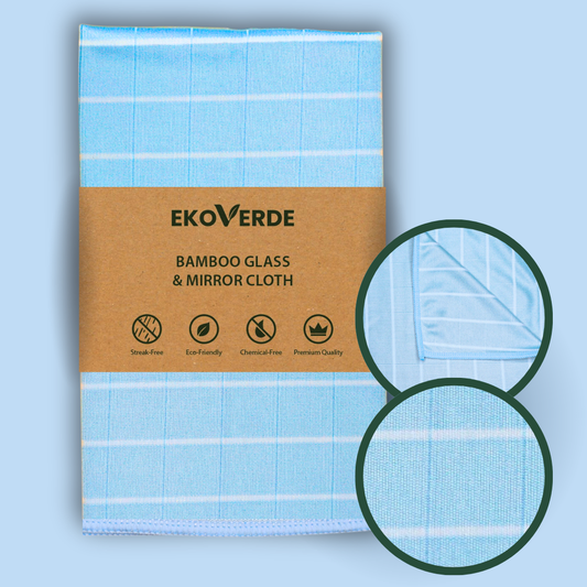 Bamboo Glass & Mirror Cloth
